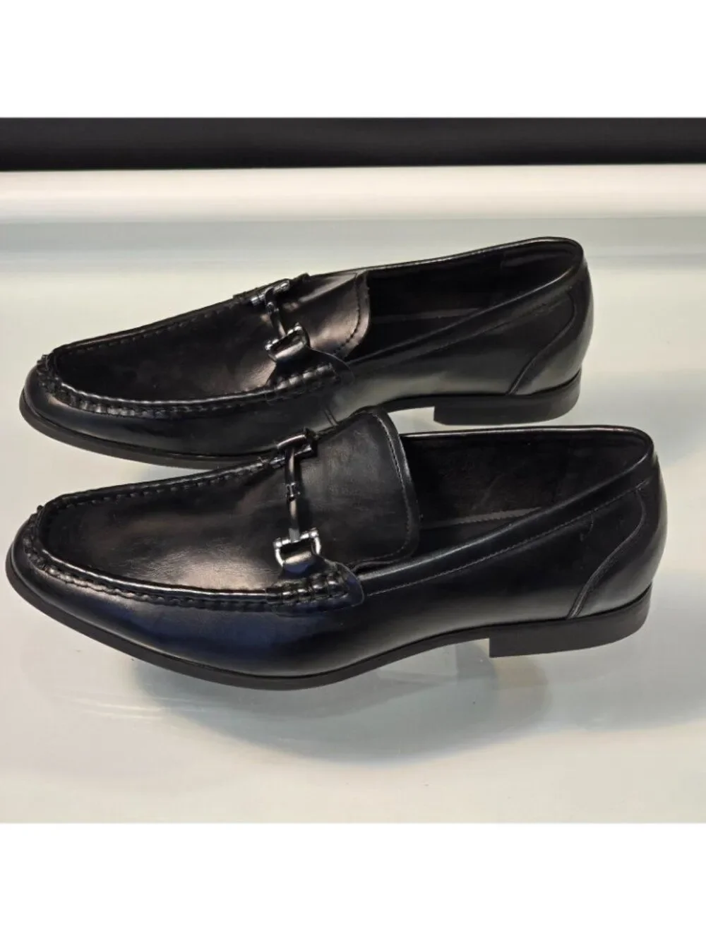 Nordstrom Rack Ortholite Baldwin Black Slip On Loafers Mens Sz 10 US Shoes